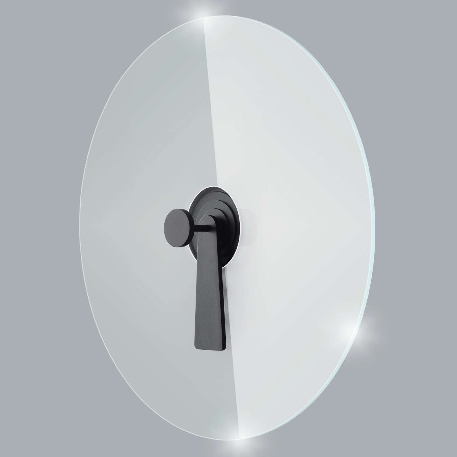 Бра crystal lux chiaroscuro ap6w led black